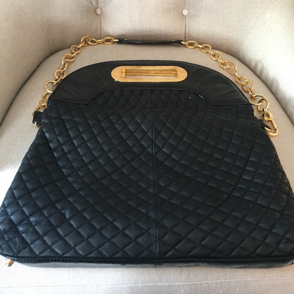 BCBG Maxazaria Quilted Leather Purse